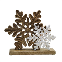 Vločky dřevo/keramika pr.19,5cm - velkoobchod, dovoz květin, řezané květiny Brno