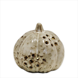 Dýně porcelán LED pr.8,3cm - velkoobchod, dovoz květin, řezané květiny Brno