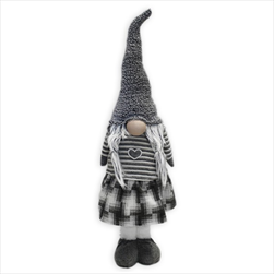 Skřítek holka textil V125cm šedá - velkoobchod, dovoz květin, řezané květiny Brno