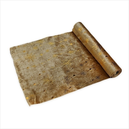 Samet vločka 36cm/5m zlatá - velkoobchod, dovoz květin, řezané květiny Brno