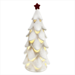 Stromek svícen keramika LED 25cm - velkoobchod, dovoz květin, řezané květiny Brno