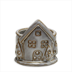 Domek svícen porcelán 7,7cm - velkoobchod, dovoz květin, řezané květiny Brno