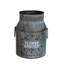 Váza plech 19cm pozink - velkoobchod, dovoz květin, řezané květiny Brno