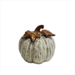 Dýně porcelán 9,5cm rustik - velkoobchod, dovoz květin, řezané květiny Brno