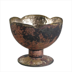 Pohár sklo pr.12cm cooper oxid - velkoobchod, dovoz květin, řezané květiny Brno