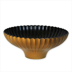 Miska melamin pr.24cm zlatá patina - velkoobchod, dovoz květin, řezané květiny Brno