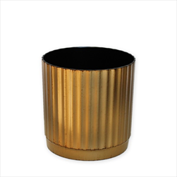 Obal melamin pr.14cm zlatá patina - velkoobchod, dovoz květin, řezané květiny Brno