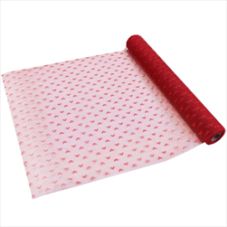 Látka dekorační polyester 36cm/5m bordó - velkoobchod, dovoz květin, řezané květiny Brno