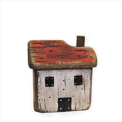 Domek dřevo 13,5cm - velkoobchod, dovoz květin, řezané květiny Brno