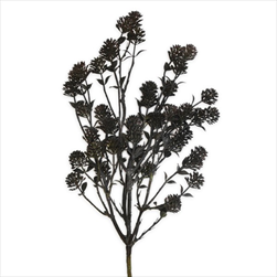 Keřík pvc 60cm tm.šedá - velkoobchod, dovoz květin, řezané květiny Brno