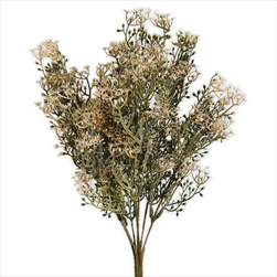 Keřík pvc 35cm krém/šedá - velkoobchod, dovoz květin, řezané květiny Brno