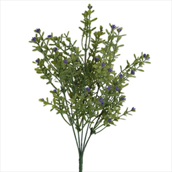 Keřík pvc 35cm zelená/fialová - velkoobchod, dovoz květin, řezané květiny Brno