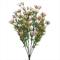 Keřík pvc 36cm zelená/růžová - velkoobchod, dovoz květin, řezané květiny Brno