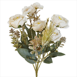Růže kytice mix 28cm bílá - velkoobchod, dovoz květin, řezané květiny Brno