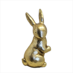 Zajíc keramika 13cm zlatá - velkoobchod, dovoz květin, řezané květiny Brno