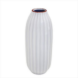 Váza porcelán 20cm bílá - velkoobchod, dovoz květin, řezané květiny Brno