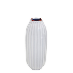 Váza porcelán 16cm bílá - velkoobchod, dovoz květin, řezané květiny Brno