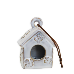 Budka závěs porcelán 10cm - velkoobchod, dovoz květin, řezané květiny Brno