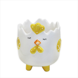 Obal kuře keramika pr.8,5V10cm - velkoobchod, dovoz květin, řezané květiny Brno