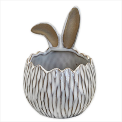 Obal zajíc porcelán pr.9,8V14cm - velkoobchod, dovoz květin, řezané květiny Brno