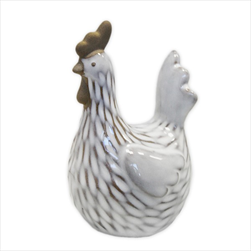 Kohout porcelán 15cm - velkoobchod, dovoz květin, řezané květiny Brno