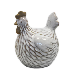 Slepice porcelán 12cm - velkoobchod, dovoz květin, řezané květiny Brno