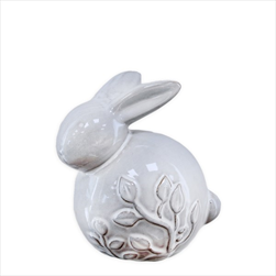 Zajíc porcelán 8cm - velkoobchod, dovoz květin, řezané květiny Brno