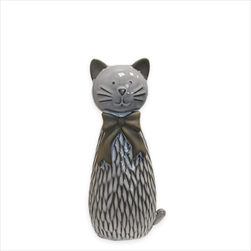 Kočka keramika 17cm - velkoobchod, dovoz květin, řezané květiny Brno