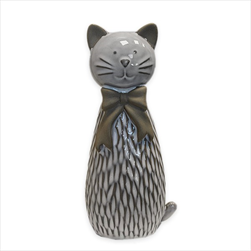 Kočka keramika 21,4cm - velkoobchod, dovoz květin, řezané květiny Brno