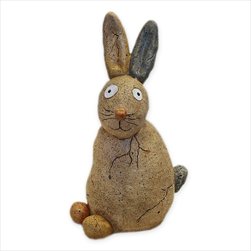 Zajíc polyresin 25,5cm - velkoobchod, dovoz květin, řezané květiny Brno