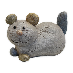 Kočka polyresin 20,5cm - velkoobchod, dovoz květin, řezané květiny Brno