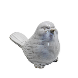 Ptáček porcelán 8,8cm - velkoobchod, dovoz květin, řezané květiny Brno