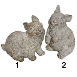 Zajíc polyresin 9,5cm mix - velkoobchod, dovoz květin, řezané květiny Brno