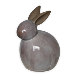 Zajíc porcelán 32,5cm - velkoobchod, dovoz květin, řezané květiny Brno