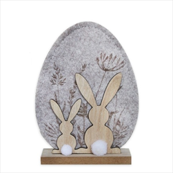 Vajíčko filc 20cm - velkoobchod, dovoz květin, řezané květiny Brno