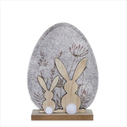 Vajíčko filc 16cm - velkoobchod, dovoz květin, řezané květiny Brno