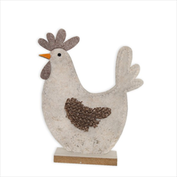 Slepice filc 17cm - velkoobchod, dovoz květin, řezané květiny Brno