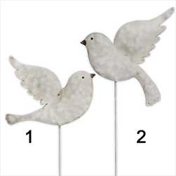 Ptáček zápich kov 10/40cm mix - velkoobchod, dovoz květin, řezané květiny Brno