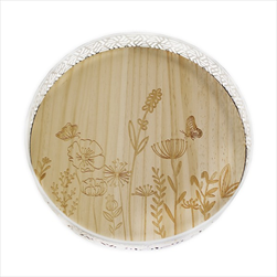 Tác dřevo/kov pr.25cm - velkoobchod, dovoz květin, řezané květiny Brno