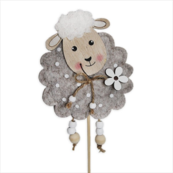 Beránek zápich filc 36,5cm - velkoobchod, dovoz květin, řezané květiny Brno