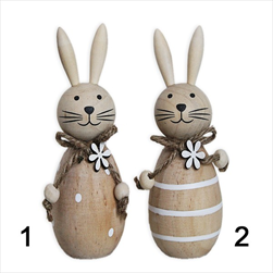 Zajíc dřevo 15cm mix - velkoobchod, dovoz květin, řezané květiny Brno