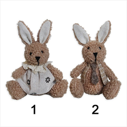 Zajíc textil 13,5cm mix - velkoobchod, dovoz květin, řezané květiny Brno