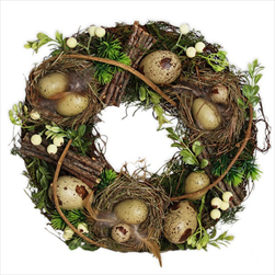 Věnec proutí Velikonoce 28 cm - velkoobchod, dovoz květin, řezané květiny Brno