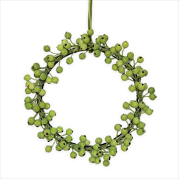 Věnec bobule 21cm zelená - velkoobchod, dovoz květin, řezané květiny Brno