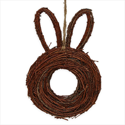 Věnec zajíc větve 31,5cm - velkoobchod, dovoz květin, řezané květiny Brno