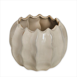 Obal porcelán pr.16,6cm béžová - velkoobchod, dovoz květin, řezané květiny Brno