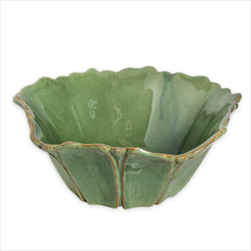 Miska porcelán 25,8cm zelená - velkoobchod, dovoz květin, řezané květiny Brno