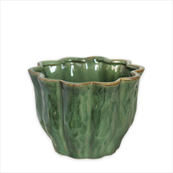 Miska porcelán pr.12,1cm zelená - velkoobchod, dovoz květin, řezané květiny Brno