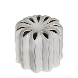 Váza porcelán 15cm krém - velkoobchod, dovoz květin, řezané květiny Brno