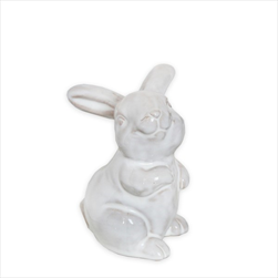 Zajíc porcelán 11cm krém - velkoobchod, dovoz květin, řezané květiny Brno